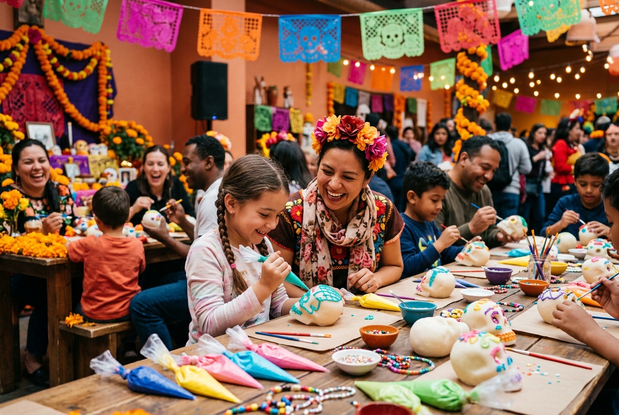 Décoration de Calaveritas de Azúcar